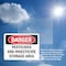 Signmission Pesticides And Insecticide Storage Area Danger Sign, Vinyl Decal, 14in W x 10in L, 2PK OS-2PACK-DS-D-1014-L-1978 - alternate 6